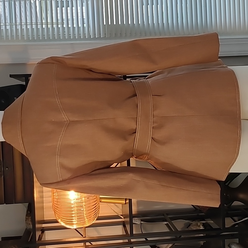 Anne Klein Light Brown Belted Blazer - Picture 5 of 16